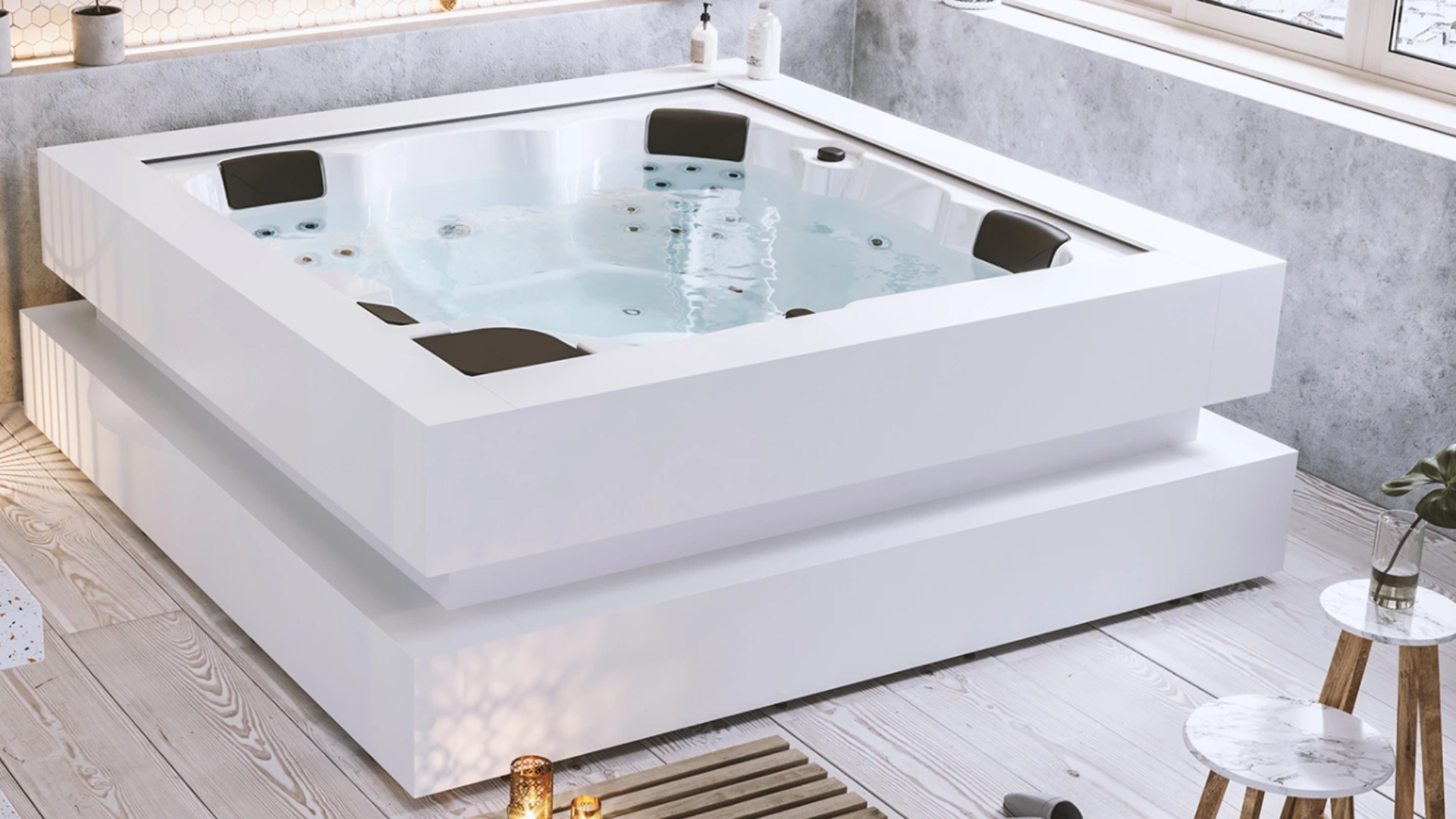 Spa Interieur Blanc Design Francais